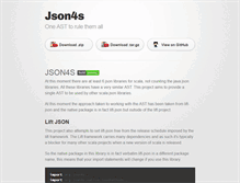 Tablet Screenshot of json4s.org